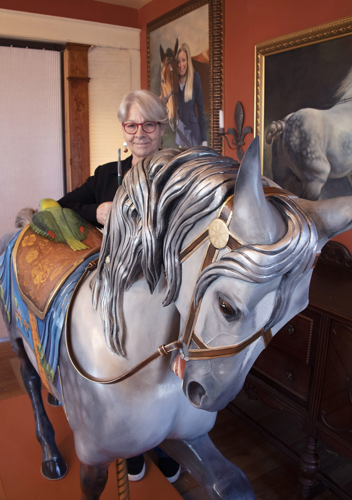 sy Linda Luster carousel horse 6